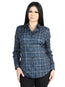 El General - Camisa informal de manga larga - Gris/Blanco 44723