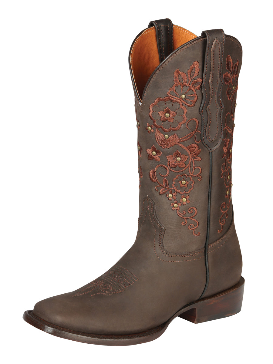 Botas de rodeo El General para mujer Piel Crazy - Marrón

  44847