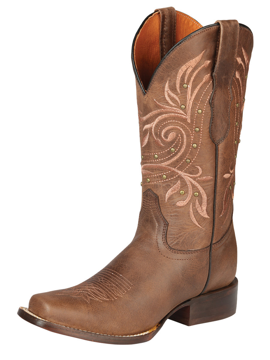 Bota de rodeo para mujer El General - Marrón Alazán 44854