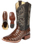 El Señor de los Cielos Men’s Rodeo Boot - Imitation Caiman Belly Leather - Brown

 44937
