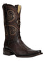 Botas Vaqueras El General Exotic de Lagarto para Hombre - Café 45073