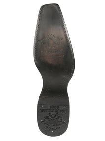 El General Men's Exotic Caiman Nuca Cowboy Boots - Brown 45082