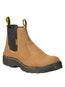 Procliff Men’s Work Shoes Without Laces and Toe Cap - Nobuck  Maple 45284
