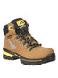Botas de seguridad Procliff Nubuck Maple: Con cordones y casco para seguridad en el sitio de trabajo 45289