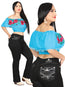 Women's Centenario Hip-Up Bootcut Denim Jeans - Black 45319