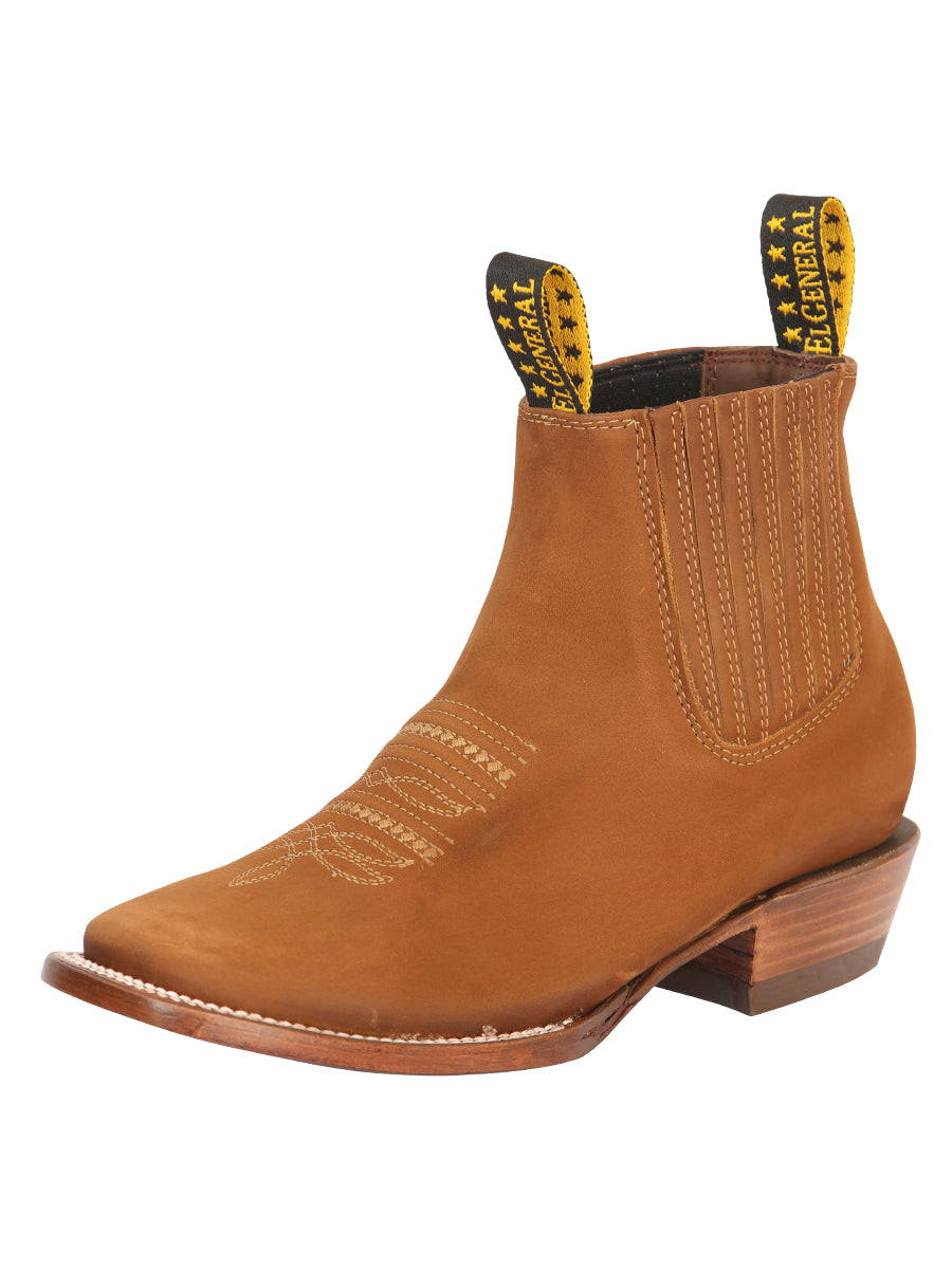 Botines de Mujer El General - Nobuck Oro Viejo 45347