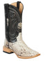Botas vaqueras de piel de pitón exótica para hombre El General - Natural 45501