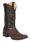 Botas Vaqueras de Piel de Pitón Exótica para Hombre El General - Marrón 45524