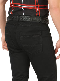 Centenario Slim Fit Denim Pants - Black 45540