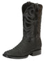 Bota El General de Rodeo para Hombre Imitación Pitón - Negra 45561