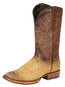 El General Men's Square Toe Cowboy Boot - Imitation Python - Honey 45563