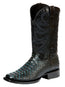 El General Men’s Cowboy Boot Imitation Python - Black/Blue 45564