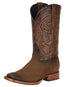 Botas de rodeo para hombre El General - Nobuck Camel 45568