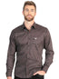 El General Men’s Long Sleeve Western Shirt - Royal Blue 45607