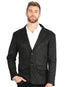 El General Men’s Black Suede Western Blazer 45635