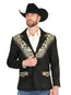 El General Men’s Suede Western Embroidered Blazer - Black
 45647