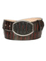 Cinturón Western El General para Hombre - Estampado Pitón - Rojo 45676