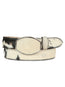 El General Men’s Western Belt - Cowhide Hair Print - Black/White  45681