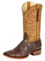 El General Men’s Rodeo Boots - Crocodile Print - Brown 45765