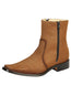 Bota de vestir con doble cremallera para hombre EL Besserro - Nobuck Tan 45830