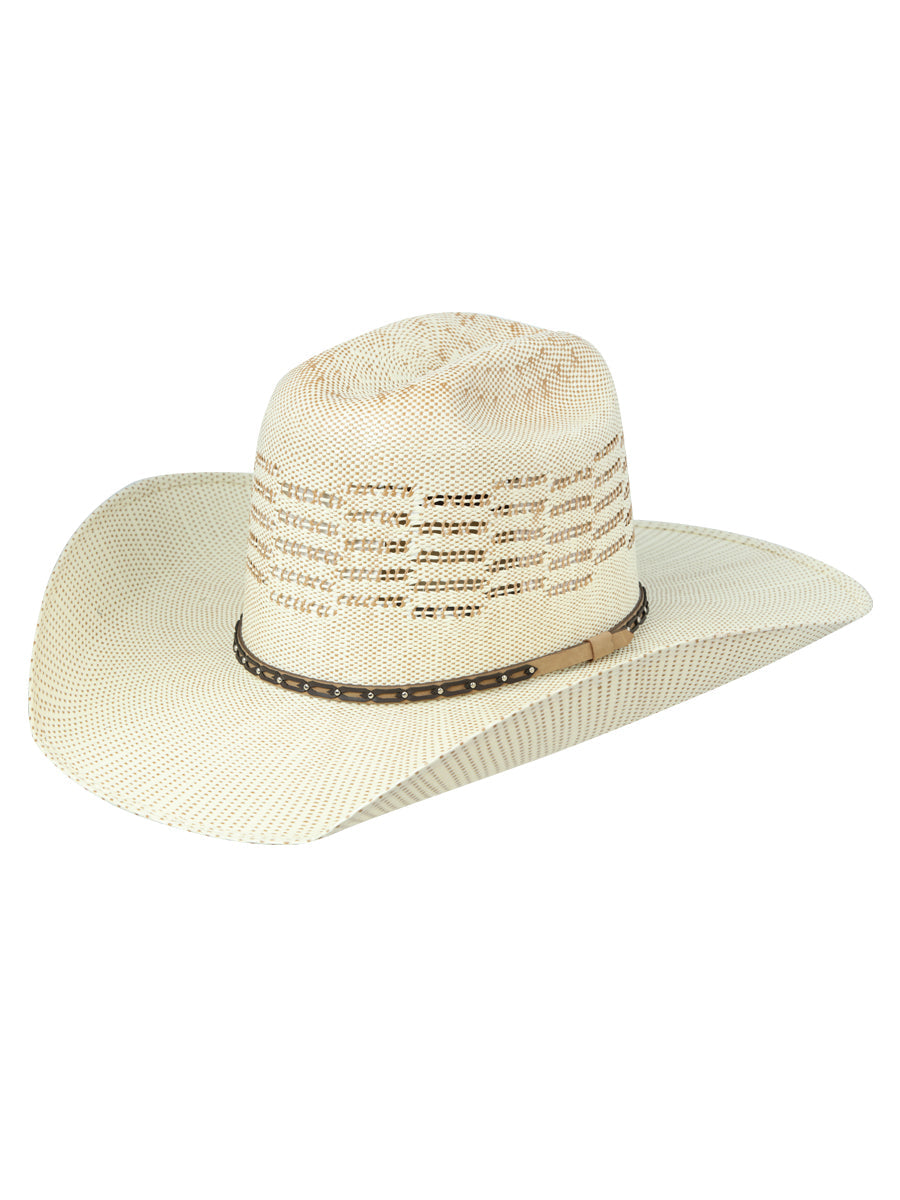 Men’s El General 20X Bangora Western Hat Ringers Crown -  Ivory/Tan 45881