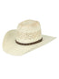 Men’s El General 20X Bangora Western Hat Ringers Crown -  Ivory/Tan 45883