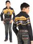 Boys Centenario Premium Bootcut Jeans - Tinted Green Denim  45911