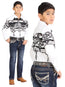 Boys Centenario Premium Bootcut Jeans - Dark Blue Denim 45914