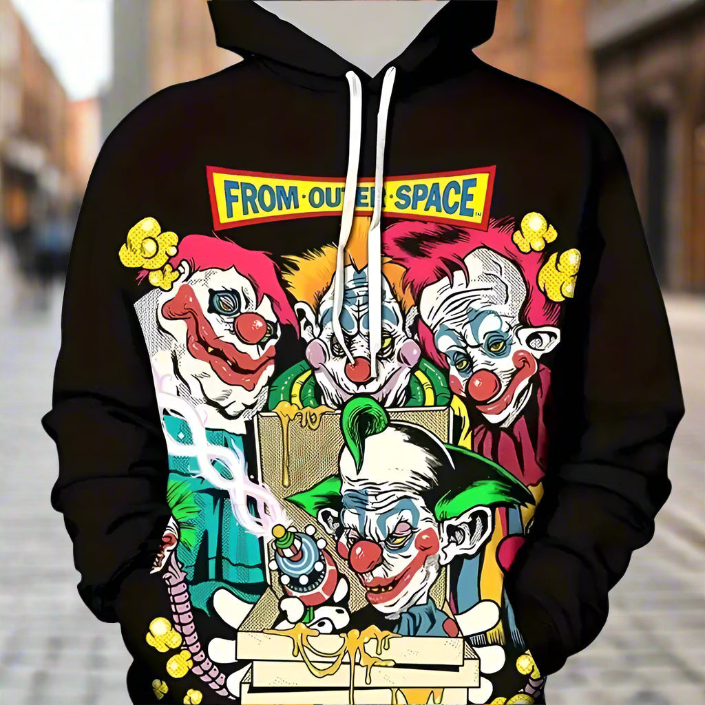 Sudadera con capucha estampada unisex – Sudadera informal con diseño gráfico