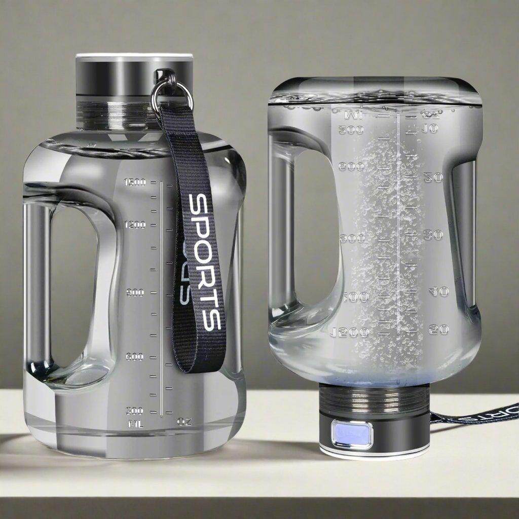 Botella portátil de agua hidrogenada de 1.5L, rica en hidrógeno molecular