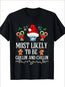 Divertida camiseta de Navidad para parrilleros