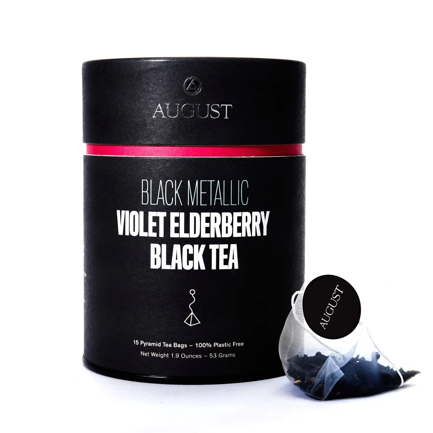 Metálico Negro - Té Negro de Saúco Violeta (15 Bolsitas)