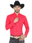 Camisa Roja Occidental de Manga Larga 123921