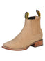 Bota El General de Tobillo con Punta Cuadrada - Nobuck Sand 126191