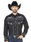 Camiseta Bordada El Señor de los Cielos Blanco/Negro 126717