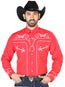 Camisa bordada El Señor de los Cielos Roja/Blanca 126719