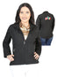 Chaqueta de mujer con cremallera negra 127084