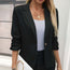 Plus size women’s office blouse