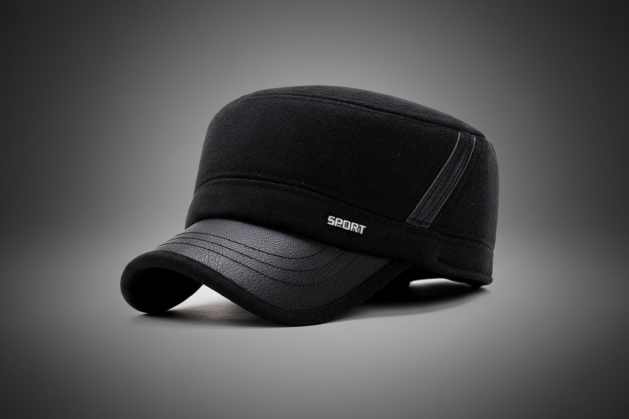 Gorra plana de invierno – Gorra de Newsboy clásica y cálida de estilo lana