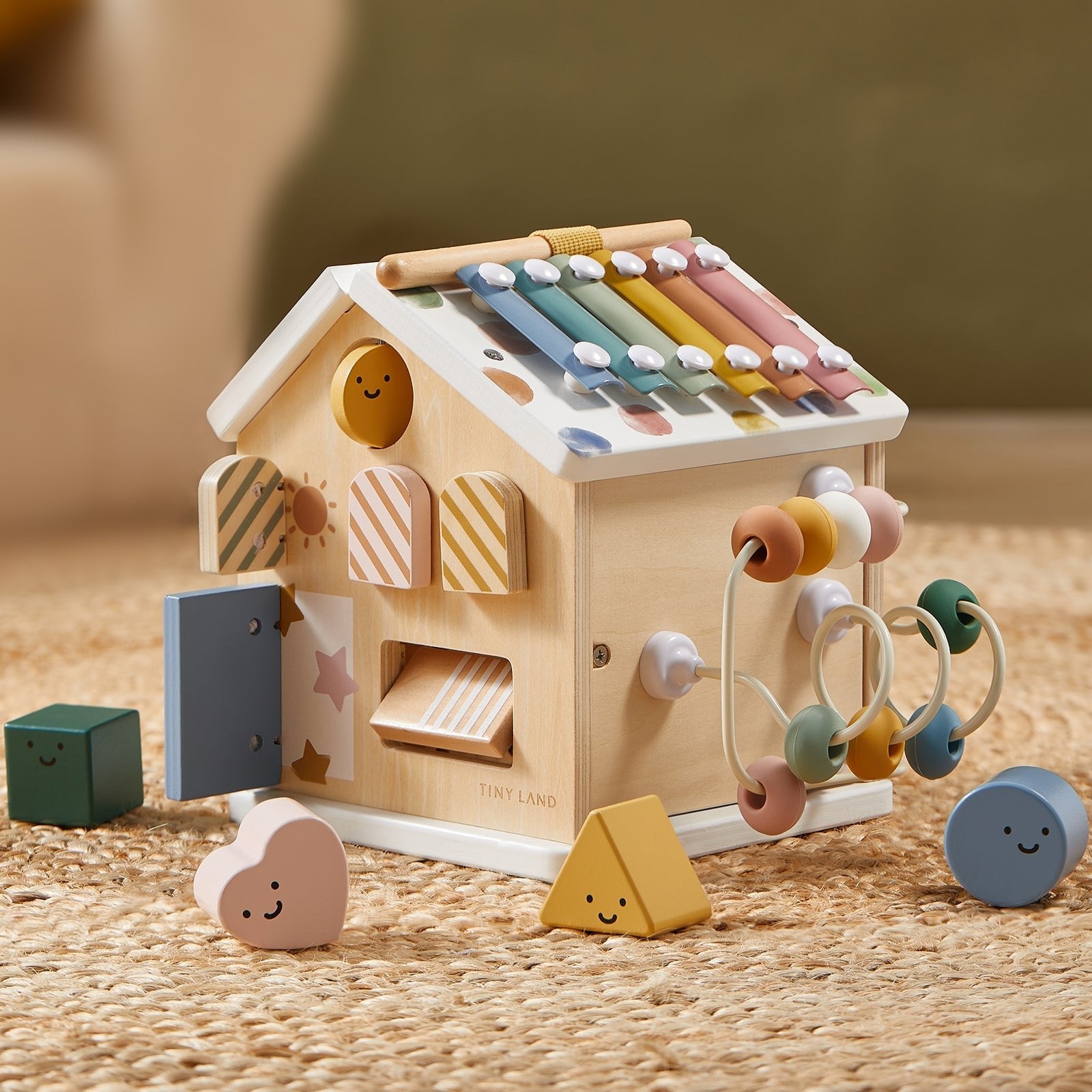 Tiny Land® Cubo de actividades Casa de campo - Morandi