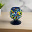 Vaso de chupito Confeti Rock | Borde azul estilo coñac