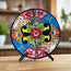 Plato de Talavera de 11.5" | Plato de Arte Folclórico Mexicano Pintado a Mano