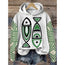 Women’s Printed Hooded Long Sleeve Pullover Sweatshirt