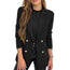 Casual Long Sleeve Lapel Button Autumn Coat