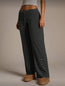 Women’s Striped Wide Leg Flared Casual Pants