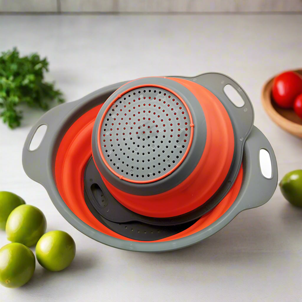 🥦 Colador Plegable de Silicona – Colador Compacto