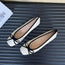 Women's Korean Style Square Toe Soft Sole Slip-On Flats – Wide Size