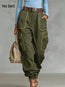 Women's High Waist Multi-Pocket Cargo Work Pants – Tapered Trousers