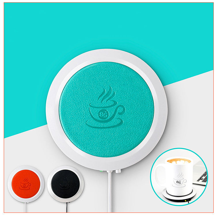 ☕ Alfombrilla Calentadora USB para Tazas – Posavasos Portátil para Calentar Café y Té