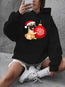 Women’s Oversized Christmas Pug Hoodie
